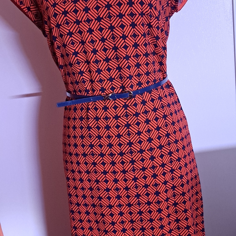 Merona Medium dress Orange/blue